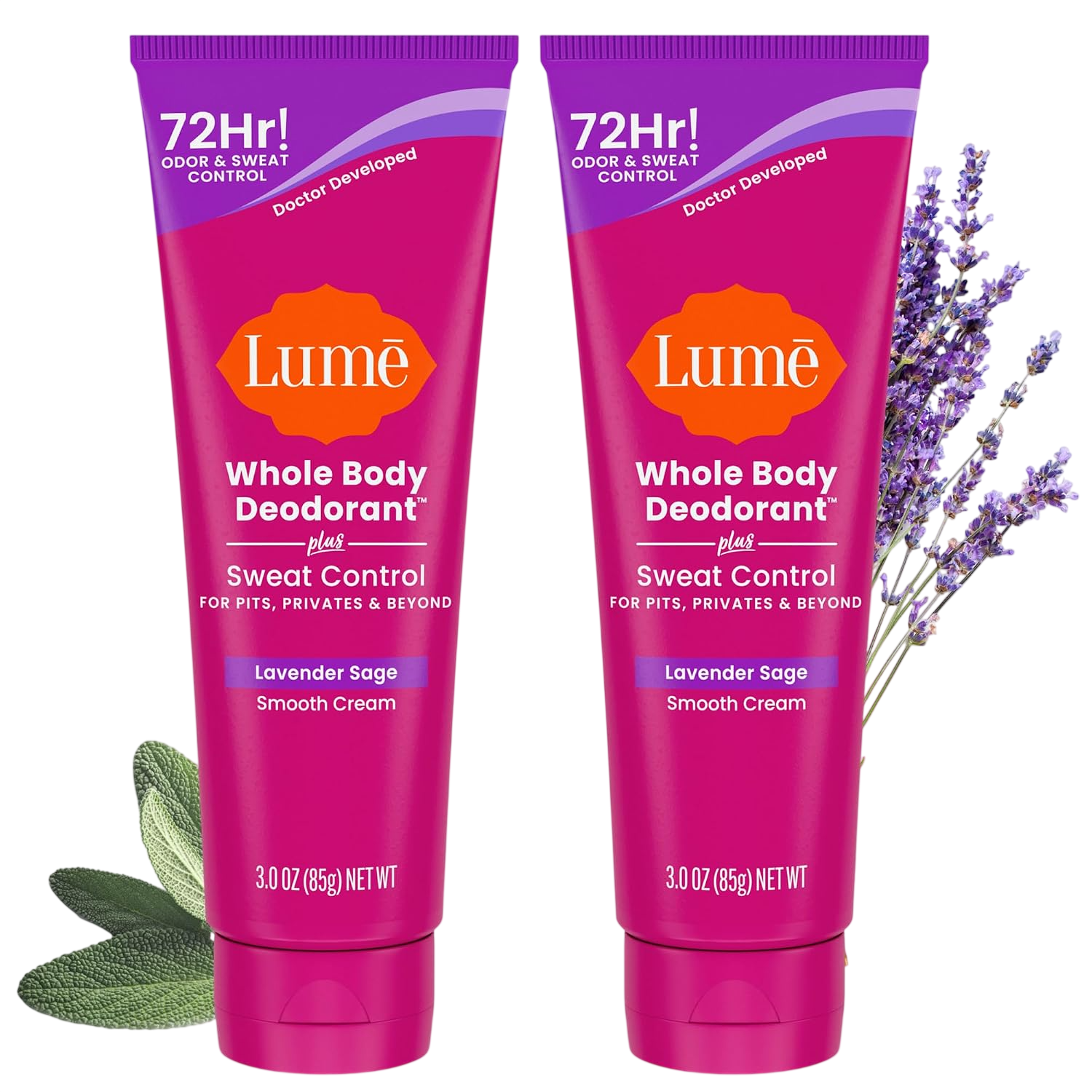 Lume Whole Body Sweat Control Deodorant Cream